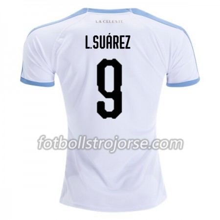Uruguay Matchtröjor Luis Suarez 9 Borta Fotbollströja 2019 Copa América Uruguay Matchtröjor Luis Suarez 9 Borta Fotbollströja 2019 Copa América